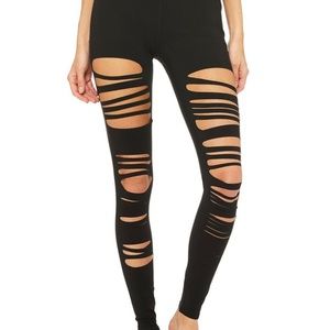 Alo Yoga Extreme Ripped Warrior Leggings